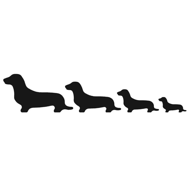 Dachshund Cookie Cutter Set 4-pc set The Doxie World