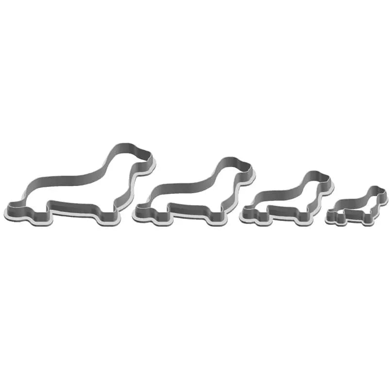 Dachshund Cookie Cutter Set 4-pc set The Doxie World