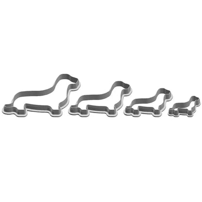 Dachshund Cookie Cutter Set 4-pc set The Doxie World