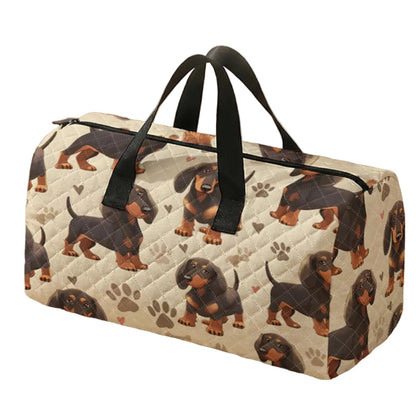 Dachshund Duffle Bag Black The Doxie World