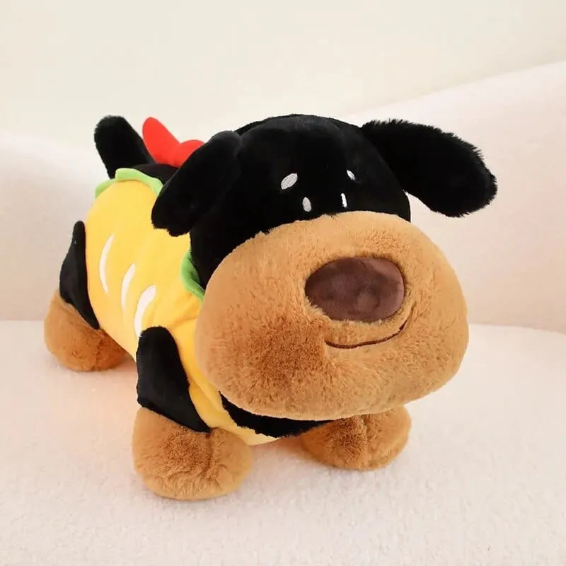 Dachshund Hot Dog Plush Toy The Doxie World