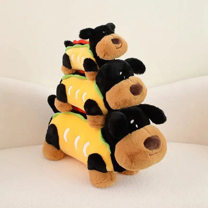 Dachshund Hot Dog Plush Toy The Doxie World