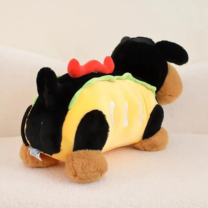 Dachshund Hot Dog Plush Toy The Doxie World
