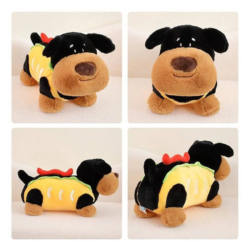 Dachshund Hot Dog Plush Toy The Doxie World