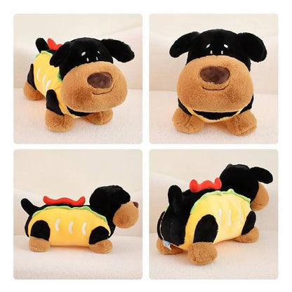 Dachshund Hot Dog Plush Toy The Doxie World