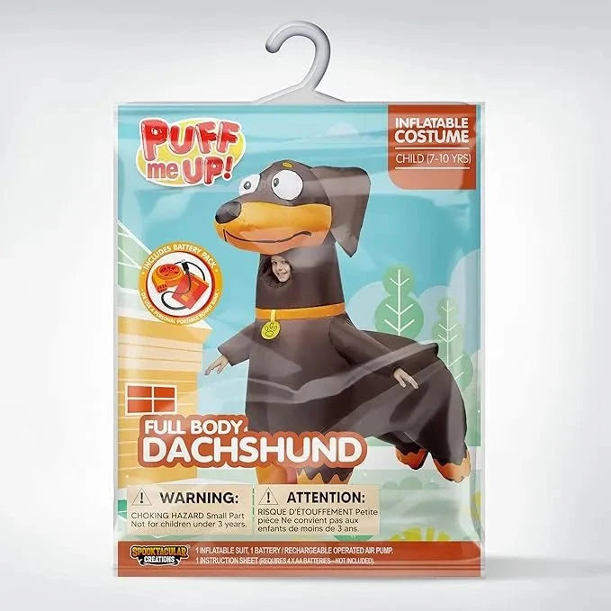 Dachshund Inflatable Costume The Doxie World