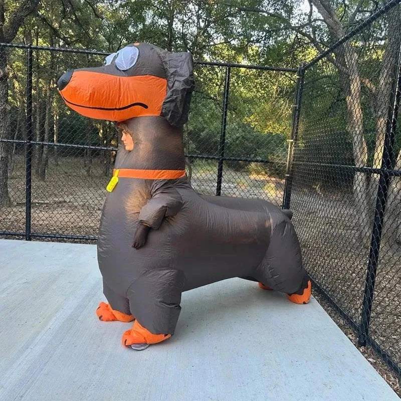 Dachshund Inflatable Costume The Doxie World