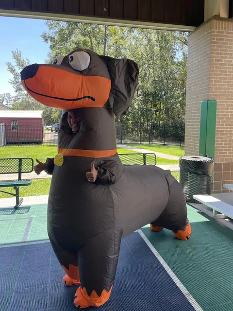 Dachshund Inflatable Costume The Doxie World