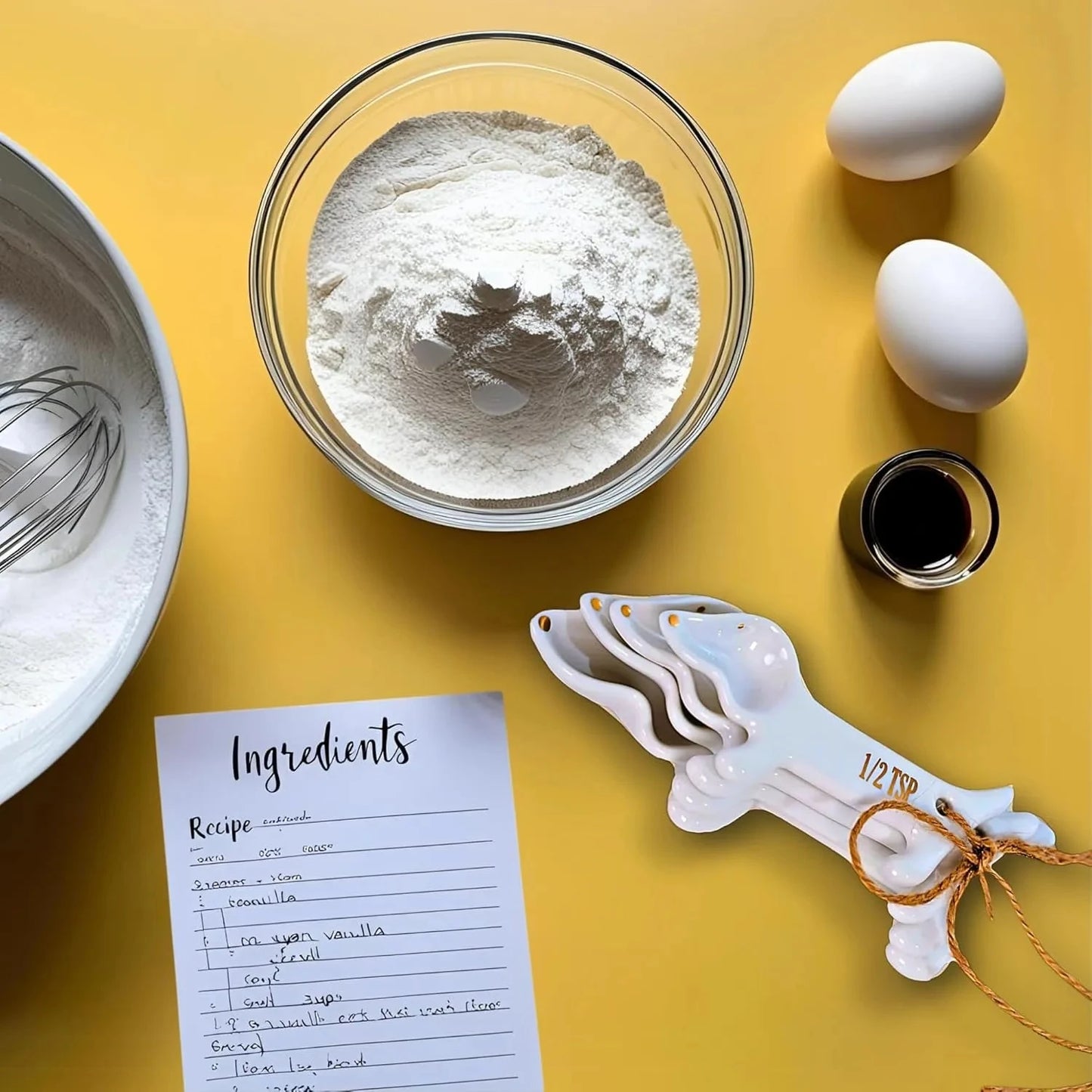 Dachshund Measuring Spoons 4-Piece Set / White The Doxie World