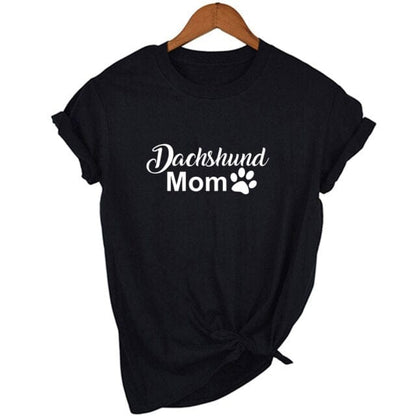 Dachshund Mom T-Shirt black / S The Doxie World