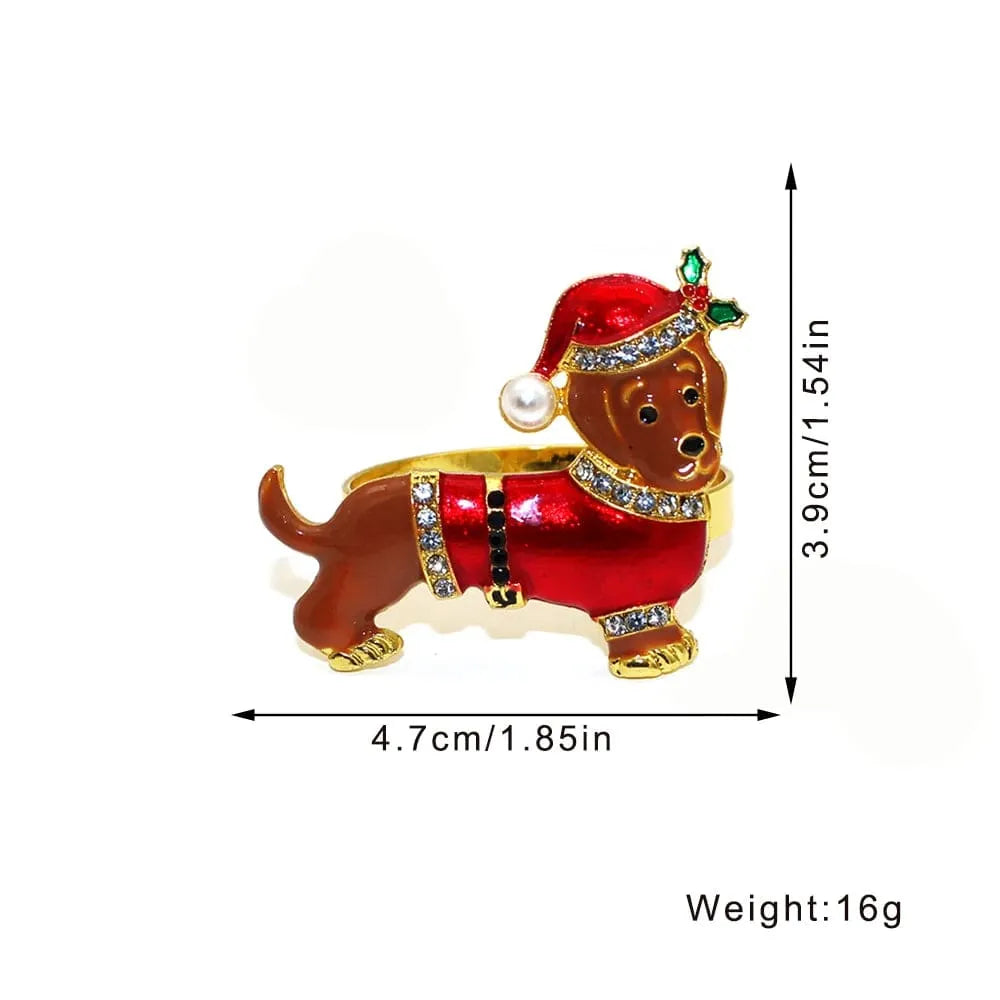 Dachshund Napkin Rings The Doxie World