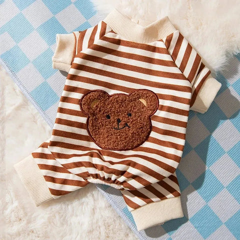 Dachshund Pajamas For Dogs Brown / XS The Doxie World