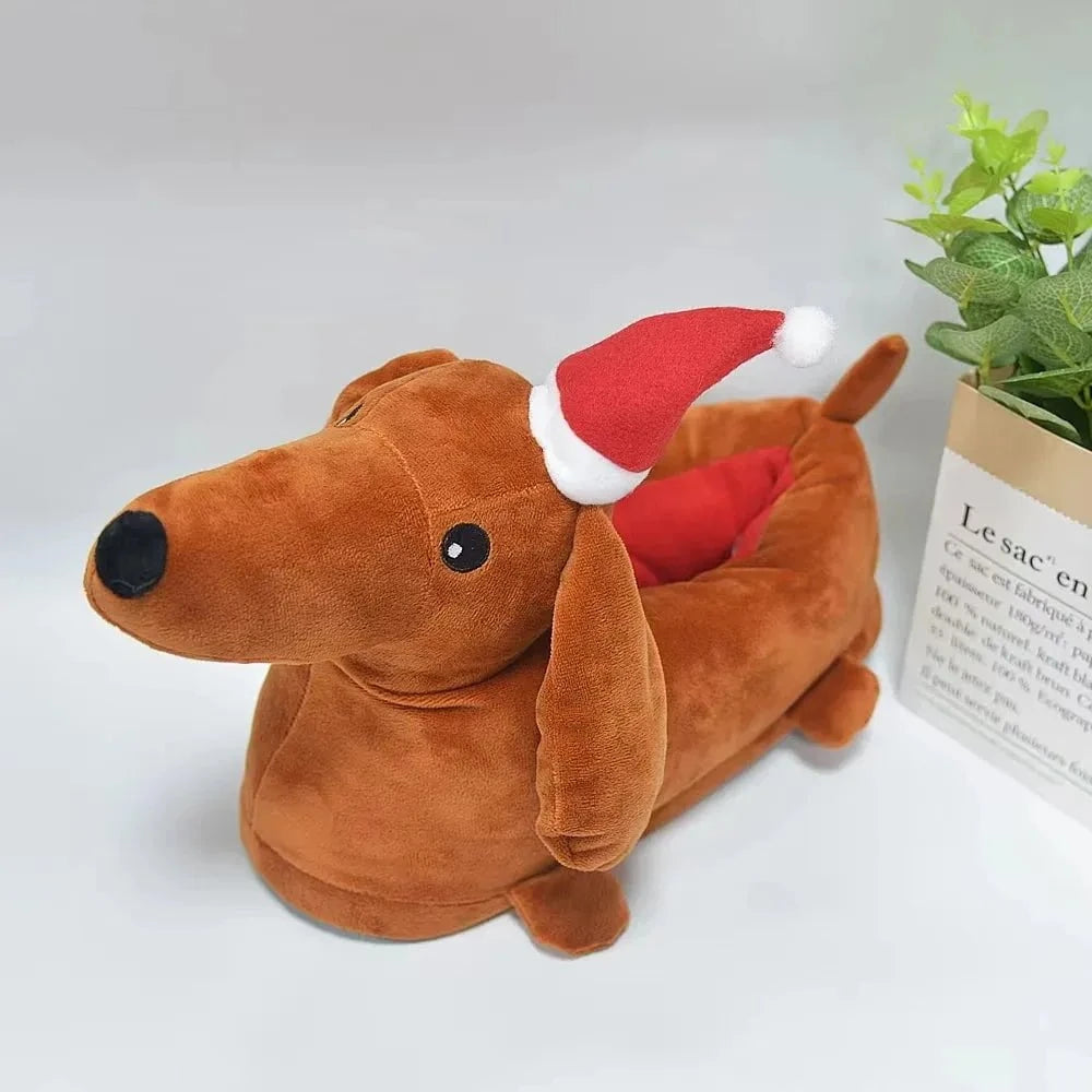 Dachshund Plush Slippers The Doxie World