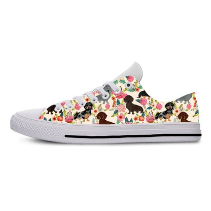 Dachshund Sneakers Yellow / 4 The Doxie World