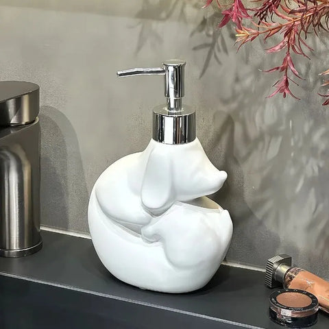 Dachshund Soap Dispenser White The Doxie World