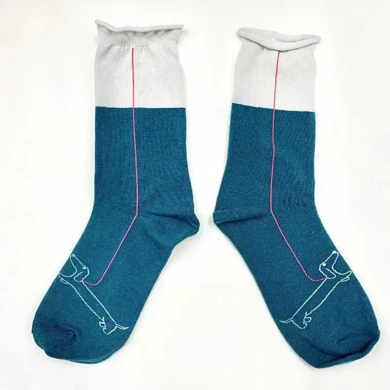 Dachshund Socks Blue / One size The Doxie World