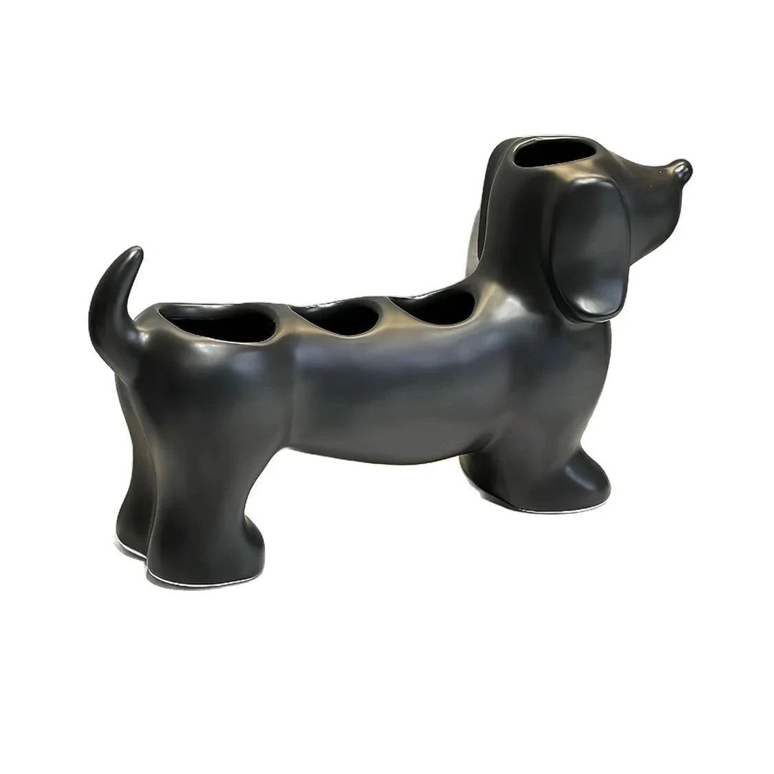 Dachshund Toothbrush Holder Black The Doxie World