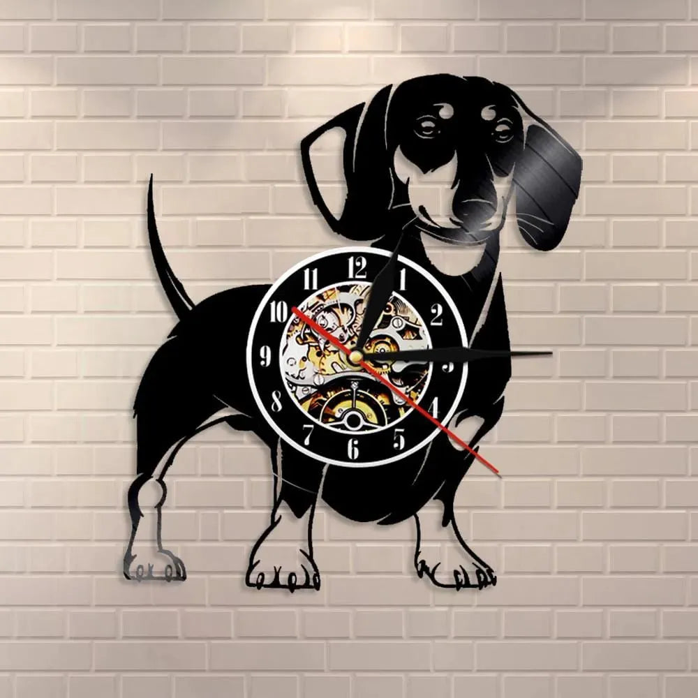 Dachshund Wall Clock The Doxie World