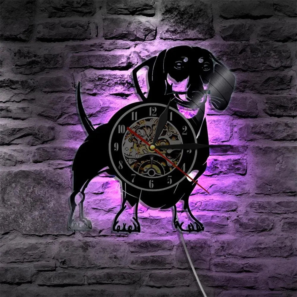 Dachshund Wall Clock The Doxie World