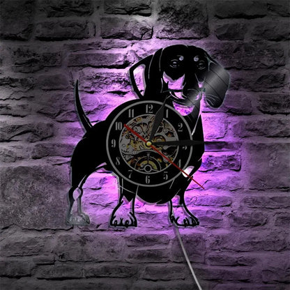 Dachshund Wall Clock The Doxie World