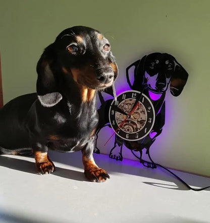 Dachshund Wall Clock The Doxie World