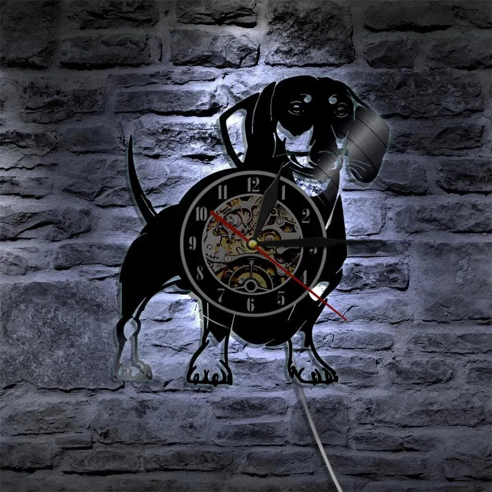 Dachshund Wall Clock The Doxie World
