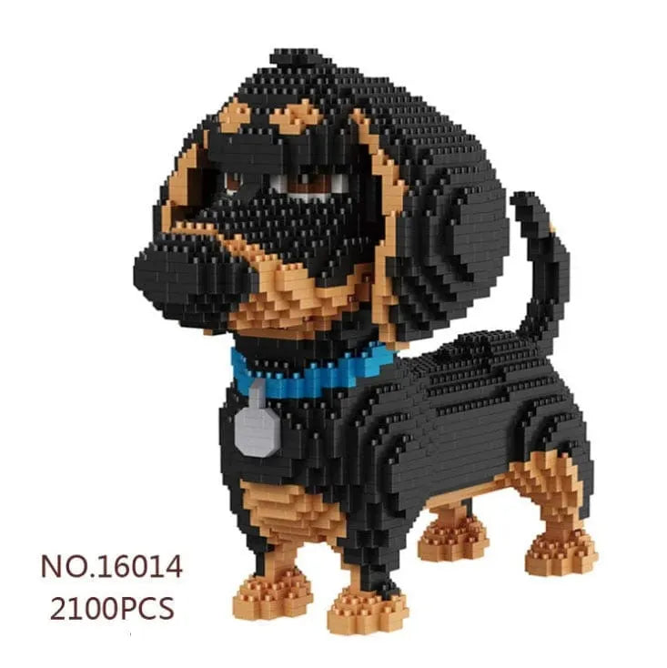 Diamond Dog Blocks 16014(with no box) The Doxie World