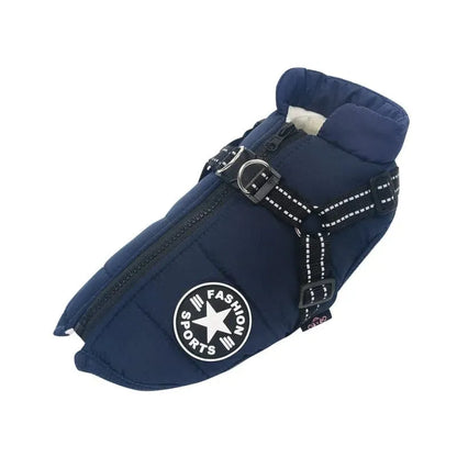 Fashion Stars Dachshund Jacket Navy Blue / S The Doxie World