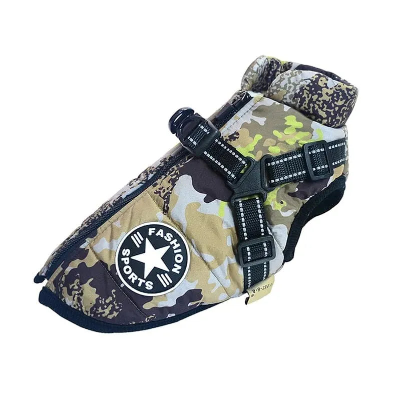 Fashion Stars Dachshund Jacket Camouflage / S The Doxie World