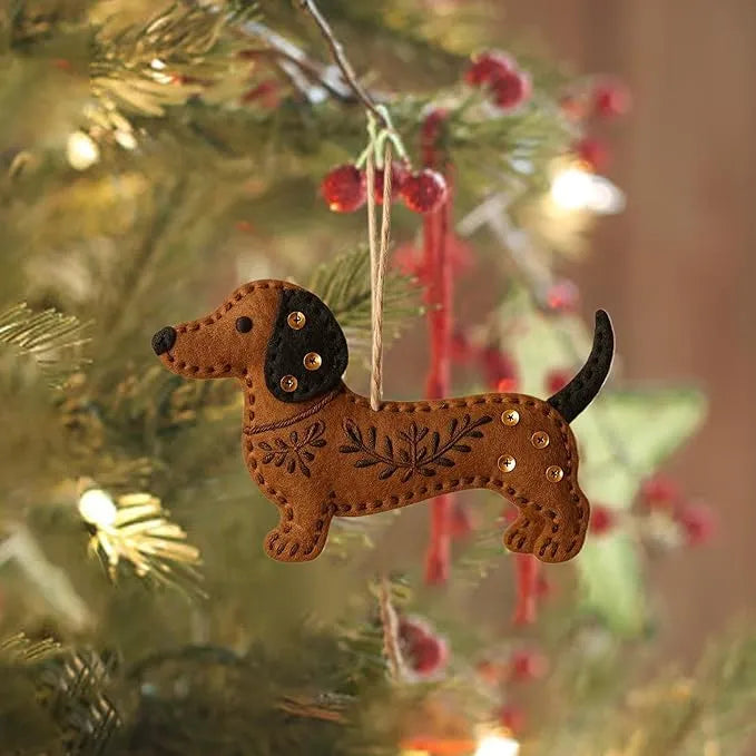 Felt Dachshund Tree Ornament The Doxie World