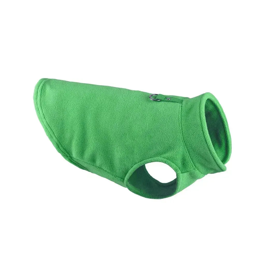 Fleece Dachshund Jacket Green / S The Doxie World