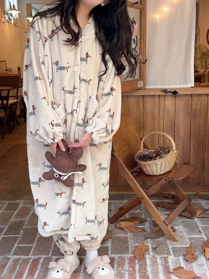 Fleece Dachshund Pajama Set The Doxie World