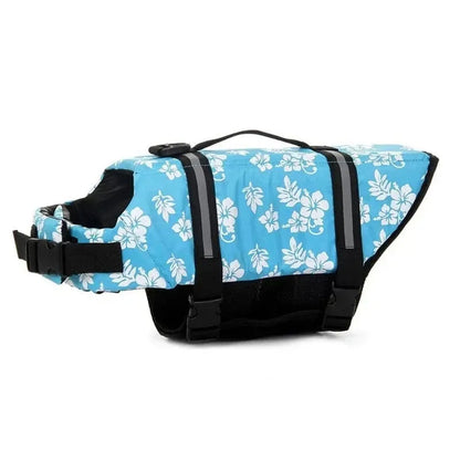 Floral Weiner Dog Life Jacket Blue / XXS The Doxie World