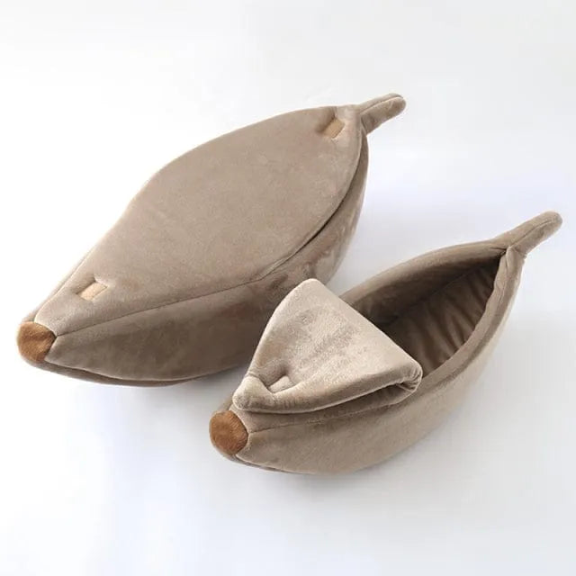 Funny Banana Bed For Dachshunds Brown / M for dogs between 3-5.5 lbs / 1 .5-2.5kg The Doxie World