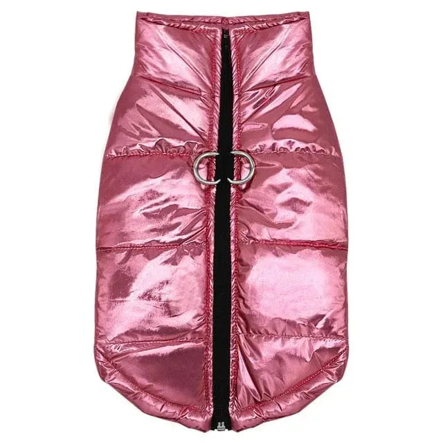 Glossy Waterproof Dachshund Jacket Pink / S The Doxie World