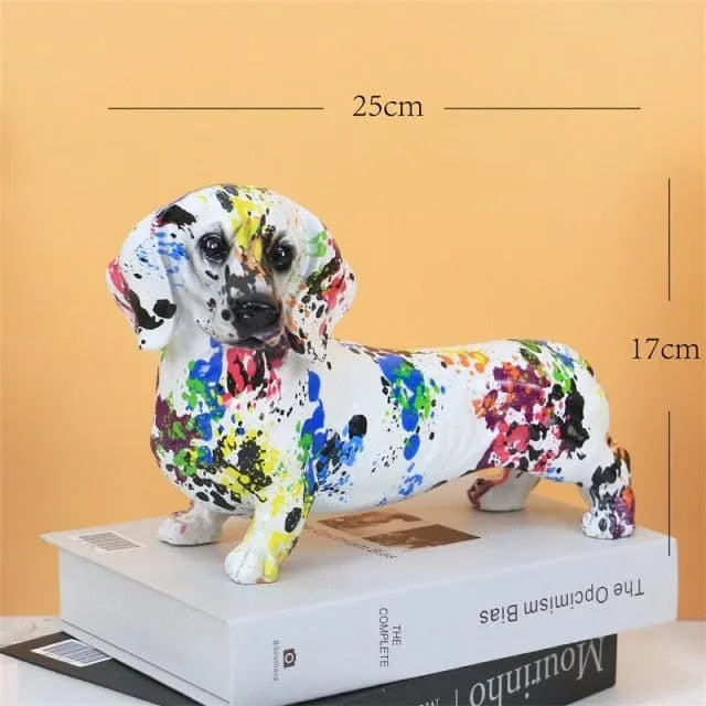 Graffiti Dachshund Figurines The Doxie World