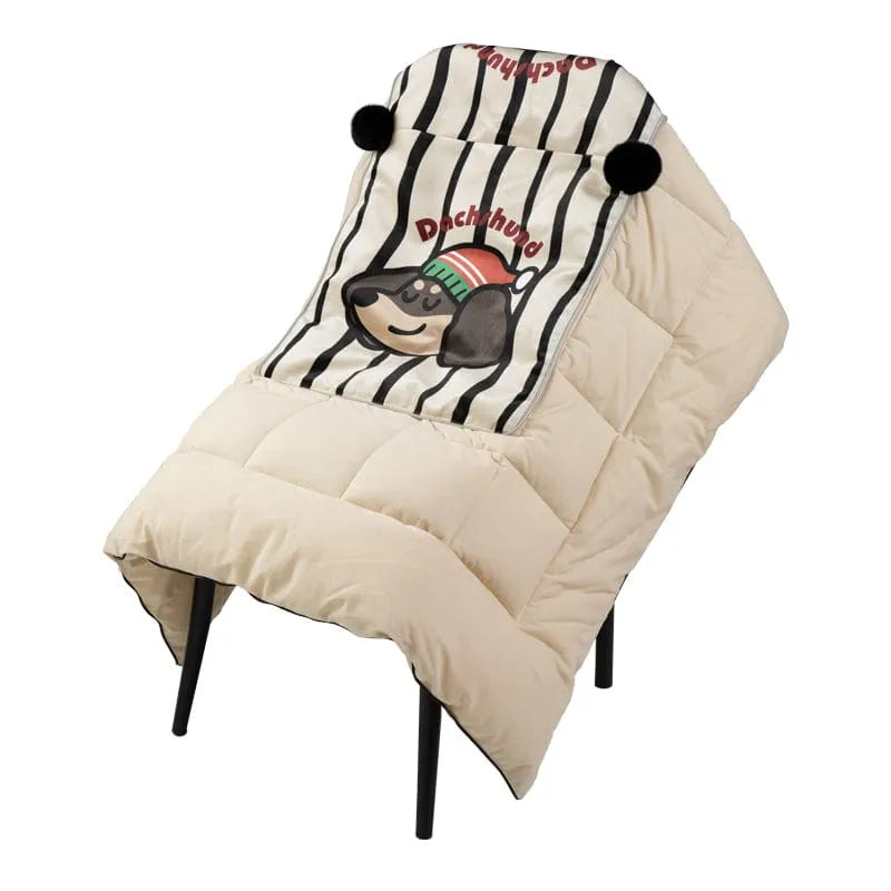 Happy Dachshund Pillow Blanket Comfortable / 110x150cm/43"x59" blanket The Doxie World