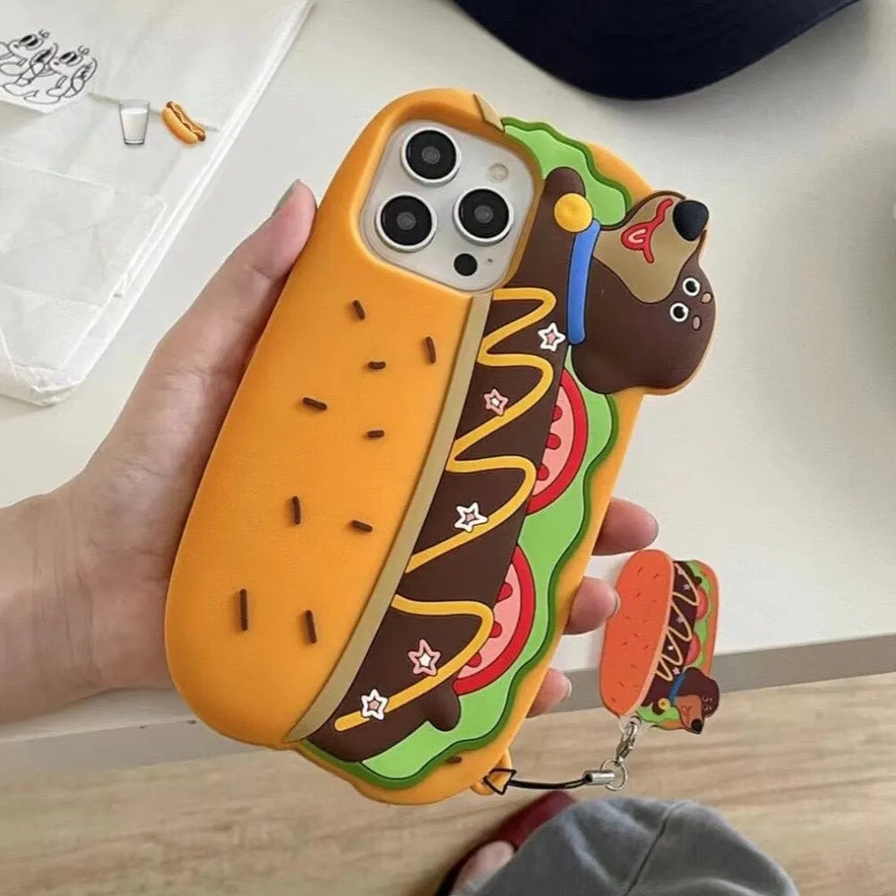 Hot Dog Dachshund Phone Case iPhone  15 The Doxie World