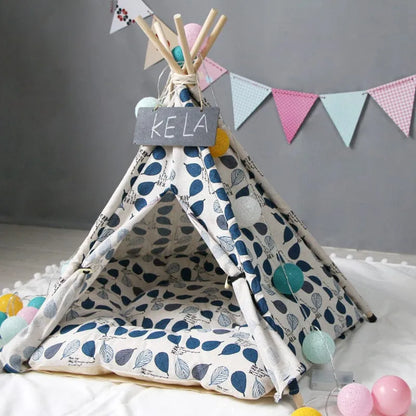 Leaf Print Dachshund Tepee The Doxie World