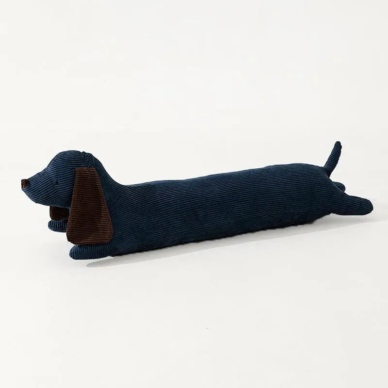 Long Dachshund Pillow Blue / 22x120cm/8.6"x47" The Doxie World