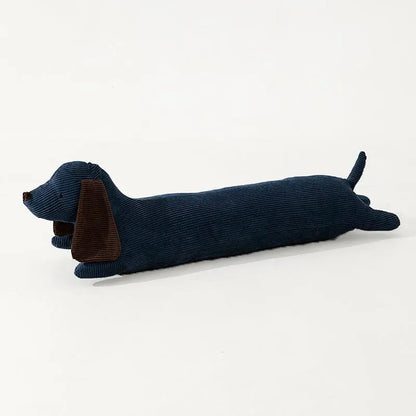 Long Dachshund Pillow Blue / 22x120cm/8.6"x47" The Doxie World