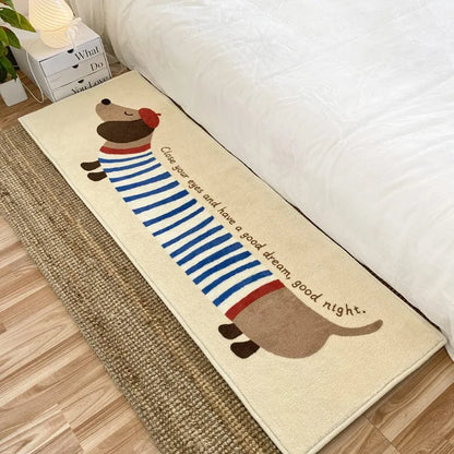Long Dachshund  Rug Strips / 40x120cm/16"x47" The Doxie World
