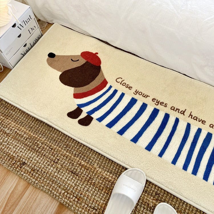Long Dachshund  Rug The Doxie World
