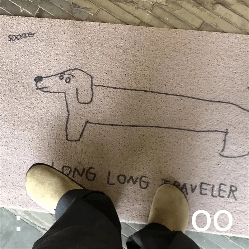 Long Long Dachshund Door mat The Doxie World