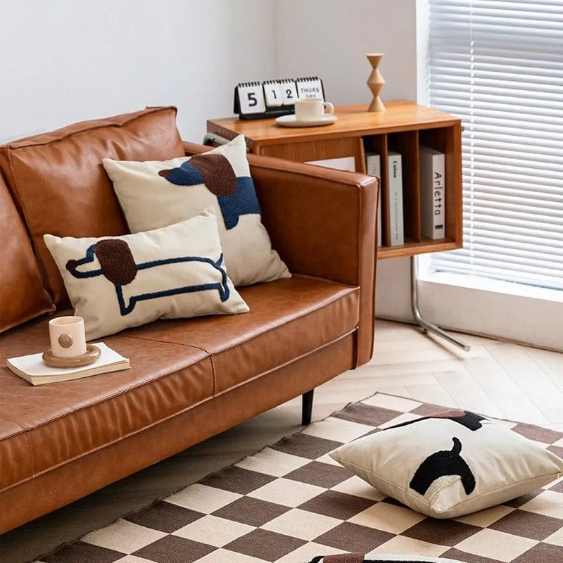 Luxury Embroidered Dachshund Pillows The Doxie World