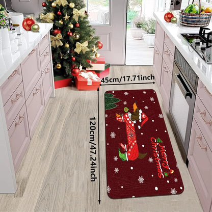 Merry Christmas Wiener Dog Door mat The Doxie World
