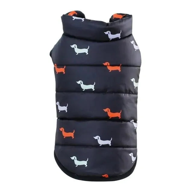 Milo Dachshund Jacket Black / S thedoxieworld