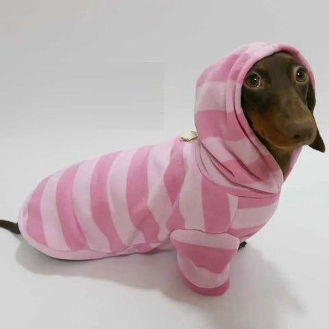 Pink Dachshund Hoodie The Doxie World
