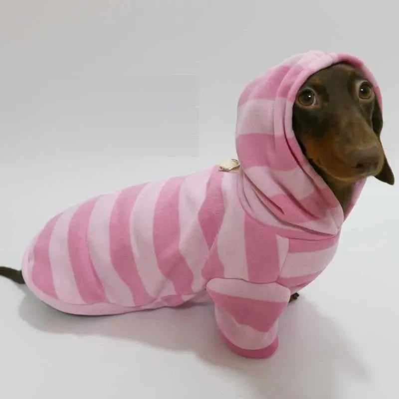 Pink Dachshund Hoodie The Doxie World