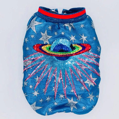 Planet Sequin Dachshund Jacket Blue / M The Doxie World